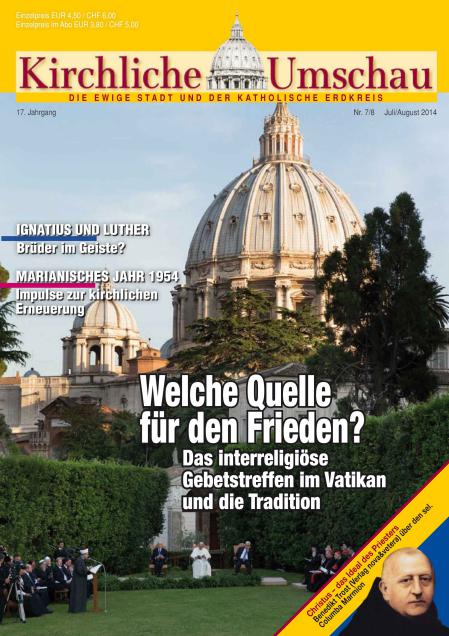 Cover der Kirchlichen Umschau Juli / August 2014