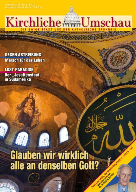 Cover der Kirchlichen Umschau Oktober 2014