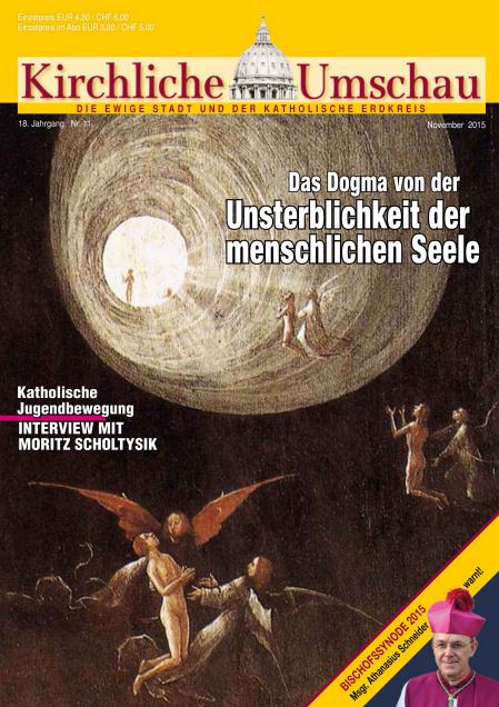 Cover der Kirchlichen Umschau November 2015