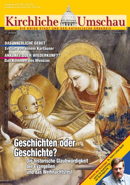 Cover der Kirchlichen Umschau Dezember 2014
