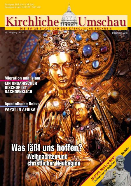Cover der Kirchlichen Umschau Dezember 2015