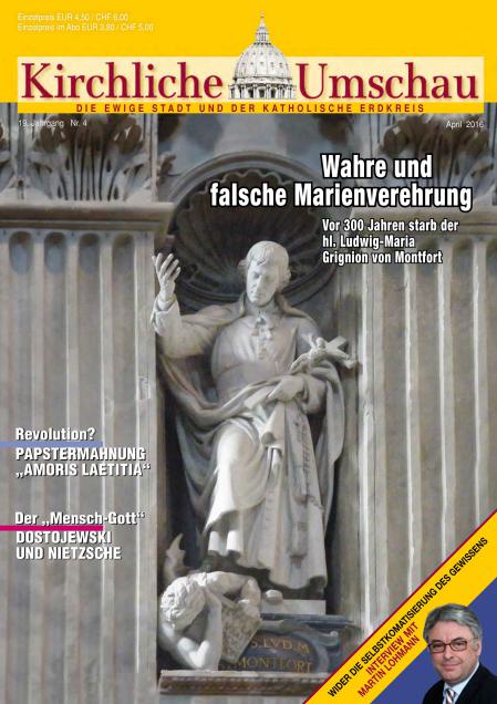 Cover der Kirchlichen Umschau April 2016